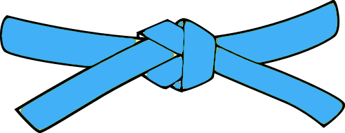 Ilustração da faixa azul claro