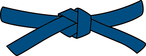 Ilustração da faixa azul escuro