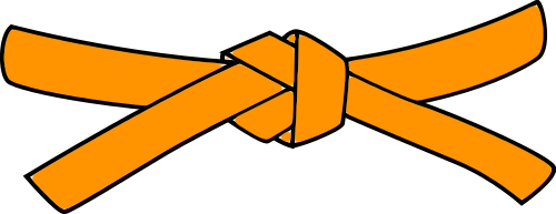 Ilustração da faixa laranja